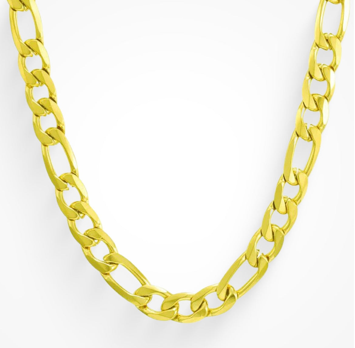 SAY IT WITH FIGARO CHAIN LINK NECKLACE