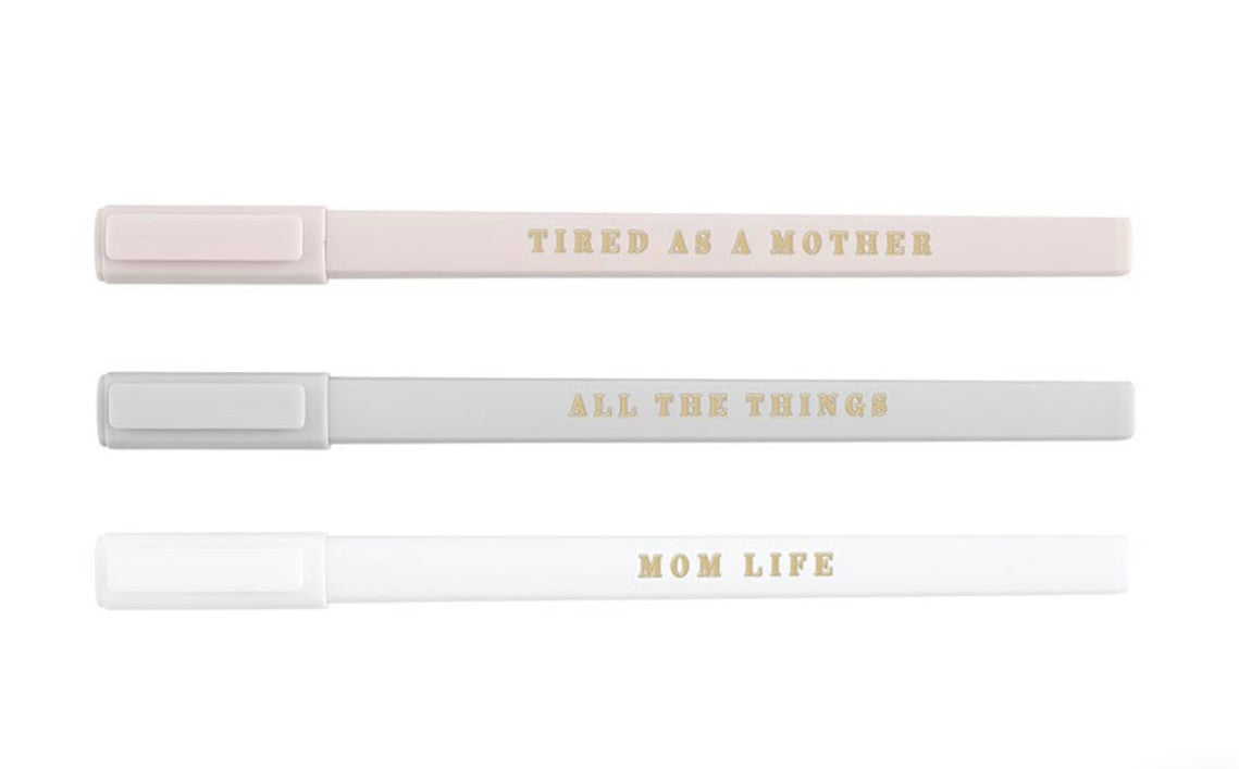 SOFT TOUCH PEN SET - MOM