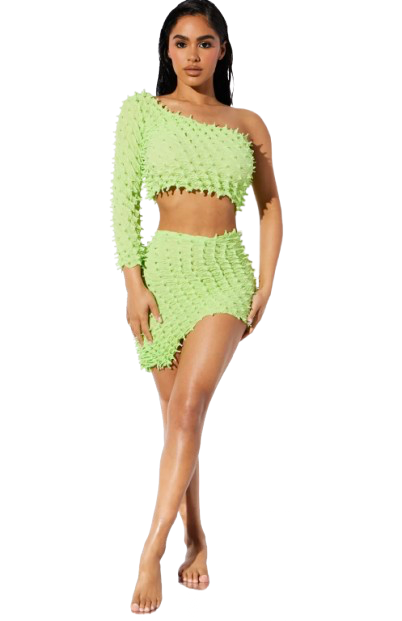 BEACH HOUSE SUMMER BUBBLE SET - NEON GREEN