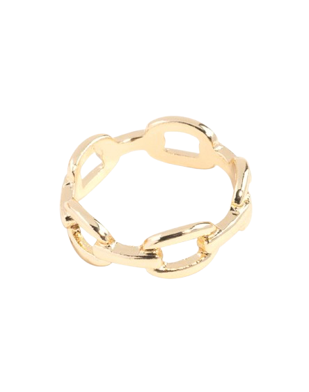 GOLD FINE CHAIN RING
