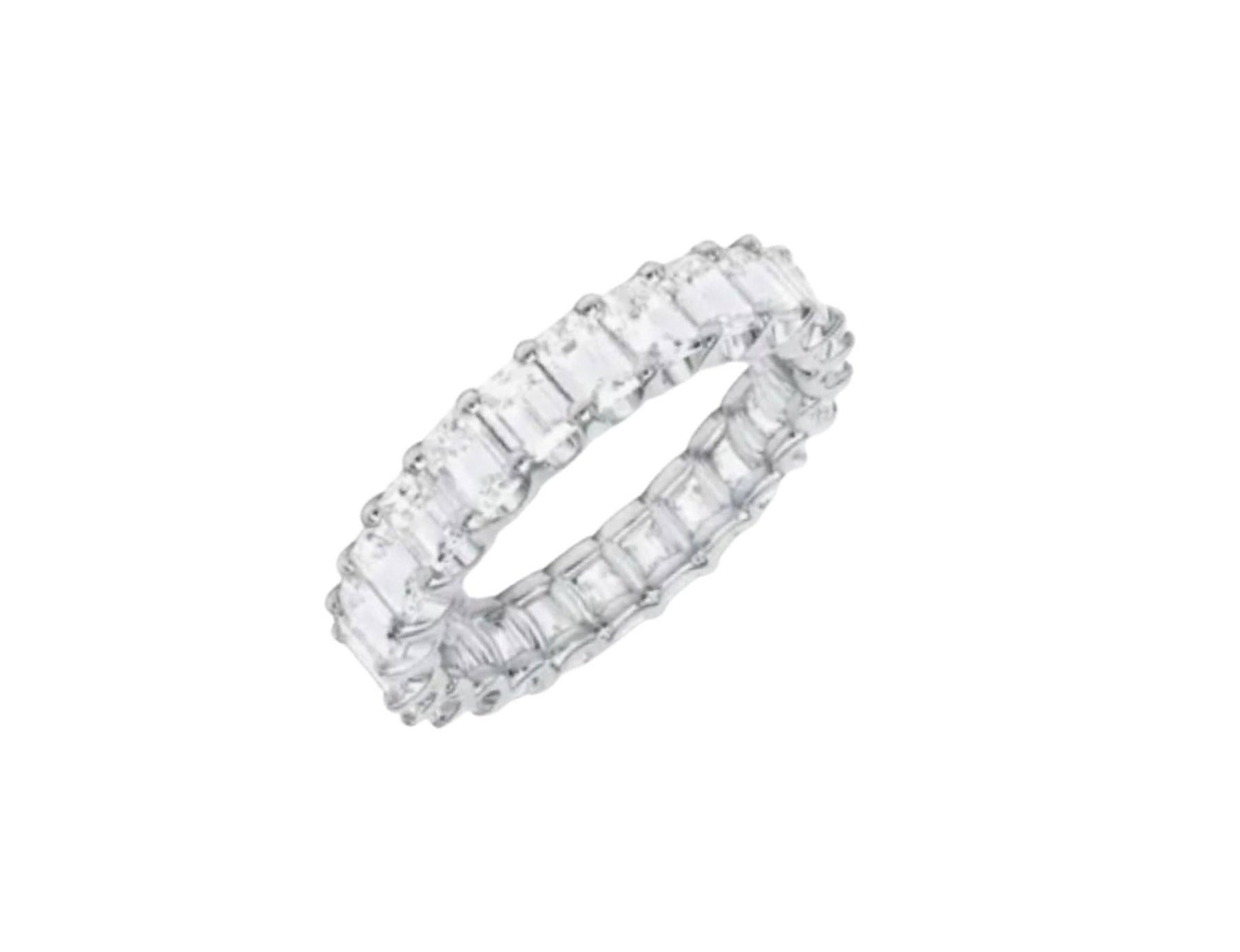 FOR ALL ETERNITY CUBIC ZIRCONIA RING IN SILVER