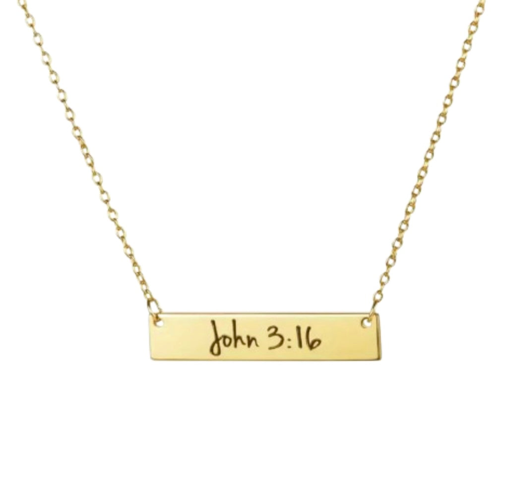 FAITH BAR NECKLACES