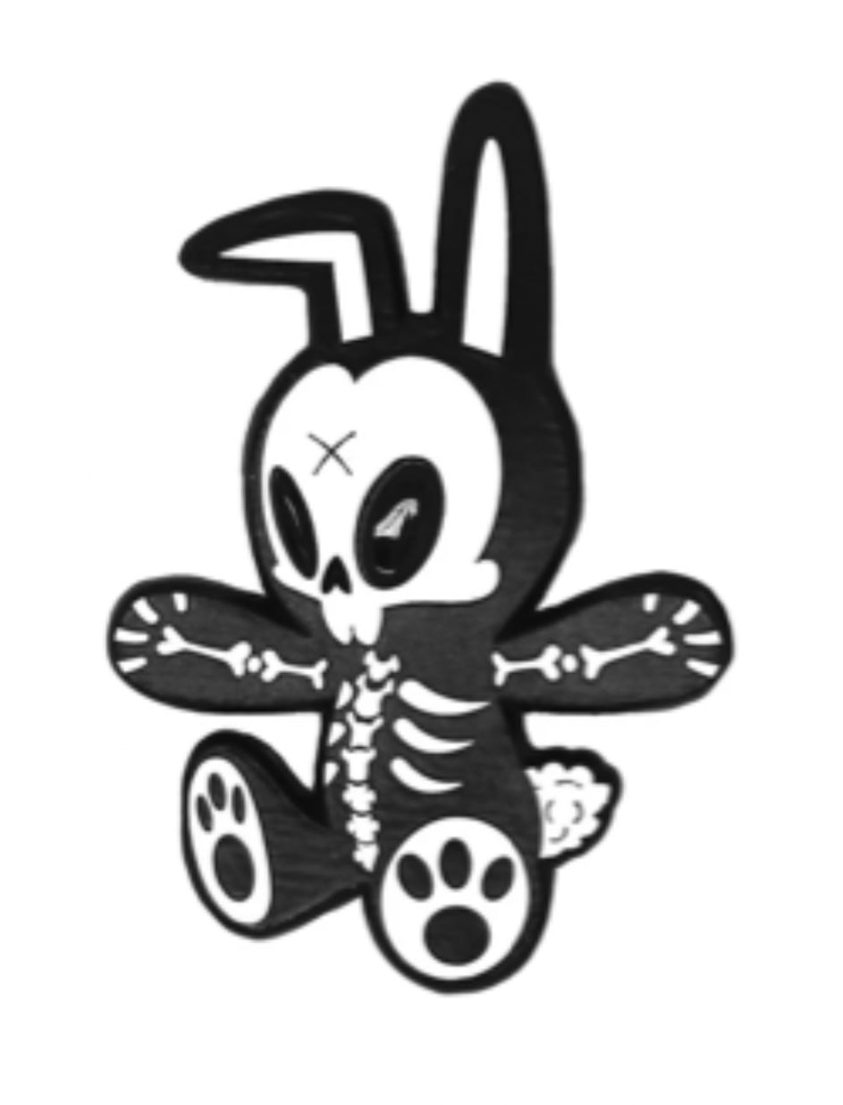 RIP RABBIT ENAMEL PIN