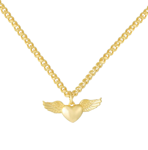 ON THE WINGS OF LOVE NECKLACE