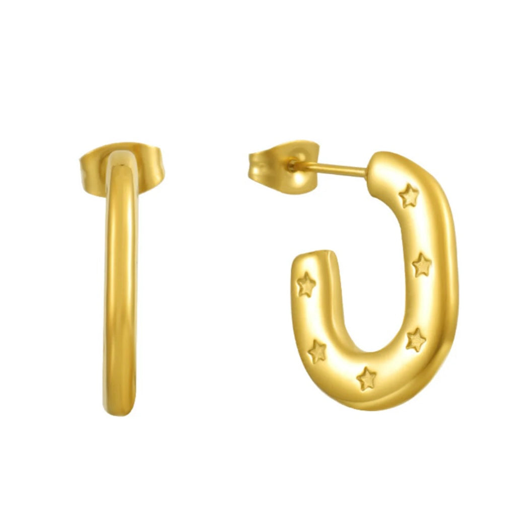 GOLD RODEO EARRINGS