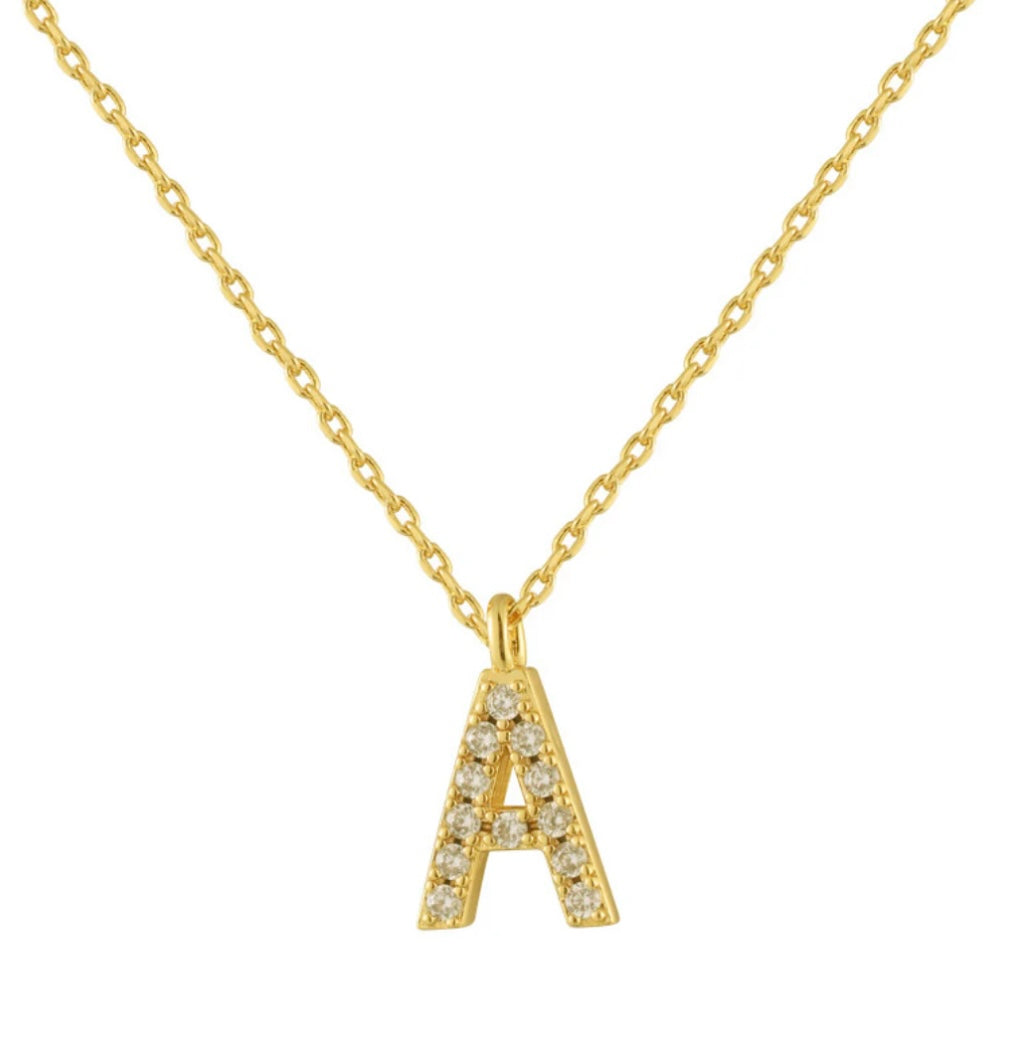 REMEMBER ME INITIAL PENDANT NECKLACE