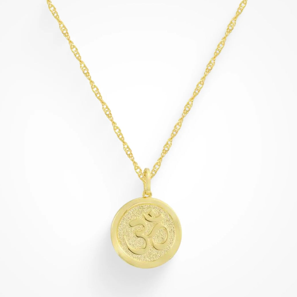 INNER PEACE OM PENDANT NECKLACE