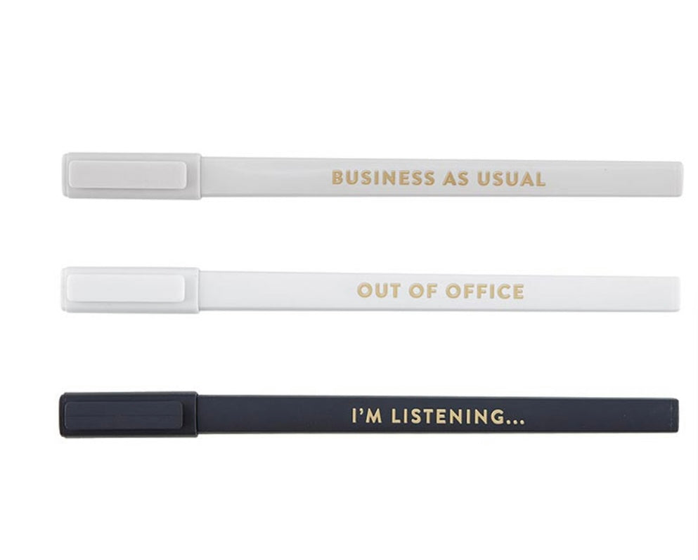 SOFT TOUCH PEN SET - OFFICE