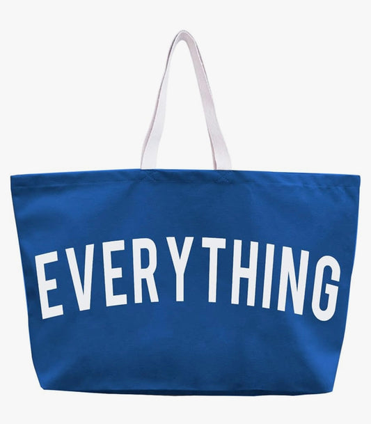 EVERYTHING BIG BAG TOTE BAG - OCEAN BLUE