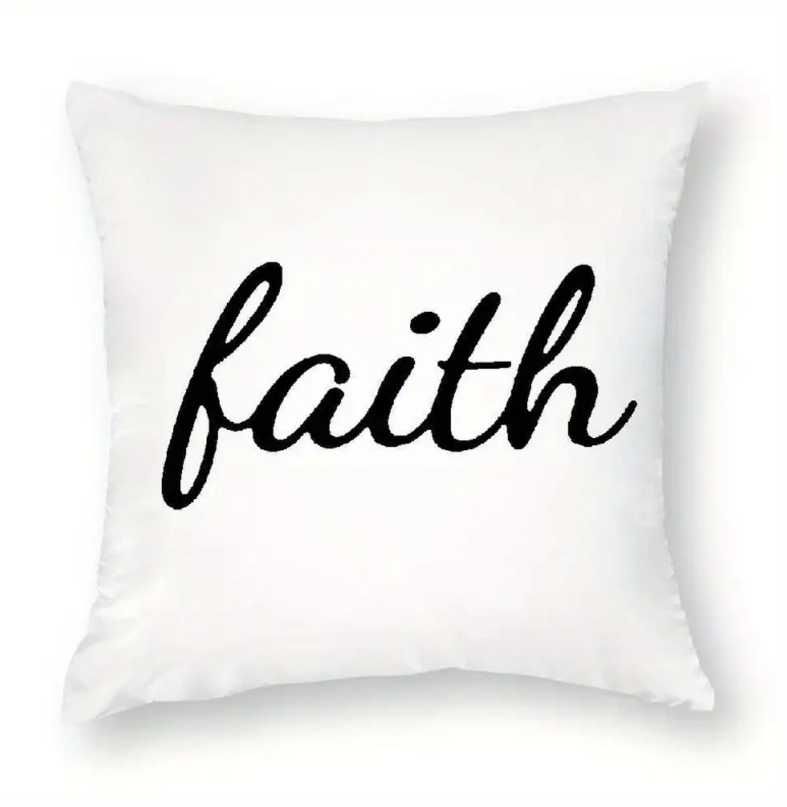 FAITH CUSHION PILLOW COVER