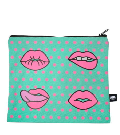 MODERN LIPS MAKEUP BAG